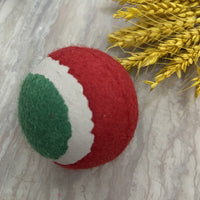 HKM-1474621 Hand-Knitted Christmas Suit Cotton Rope Pet Chew Toy