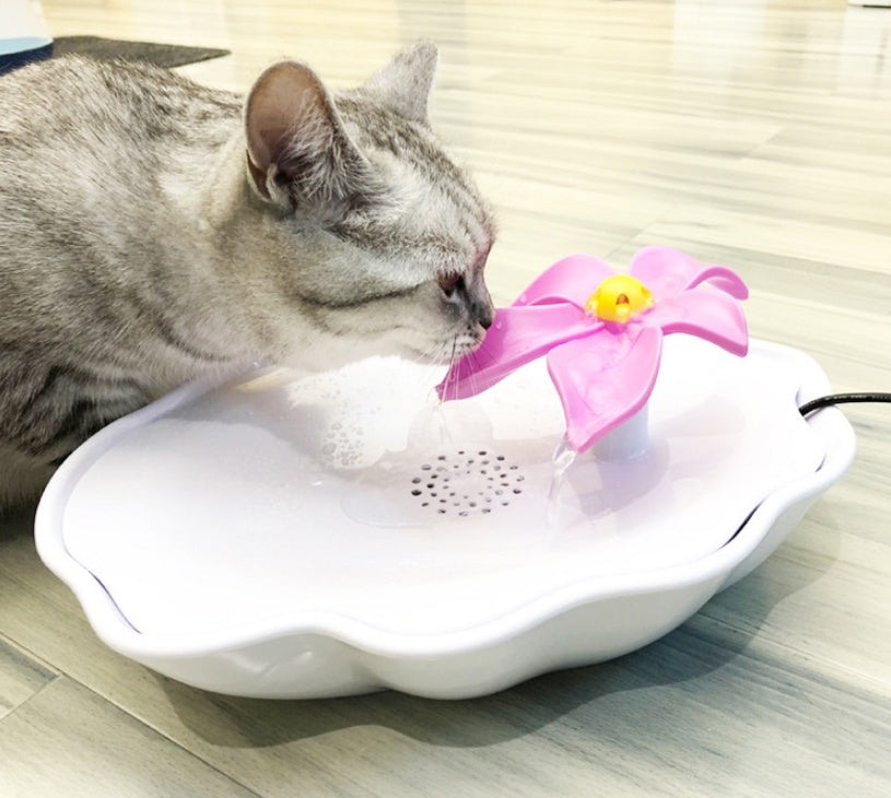 HKM-1475645 Automatic Cat and Small Dog Water Dispenser 1.8L - Durable PS/ABS Resin, Compact Design