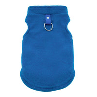 HKM-1476157 Thickened Polar Fleece Pet Vest with Ribbon Detail - Sizes S to XL