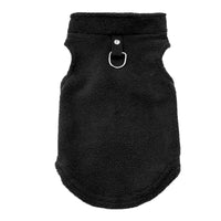 HKM-1476157 Thickened Polar Fleece Pet Vest with Ribbon Detail - Sizes S to XL