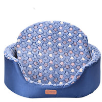 HKM-147667 Universal Washable Oval Pet Bed with Oxford Cloth Jacket and Sponge Inner Core for Dogs and Cats