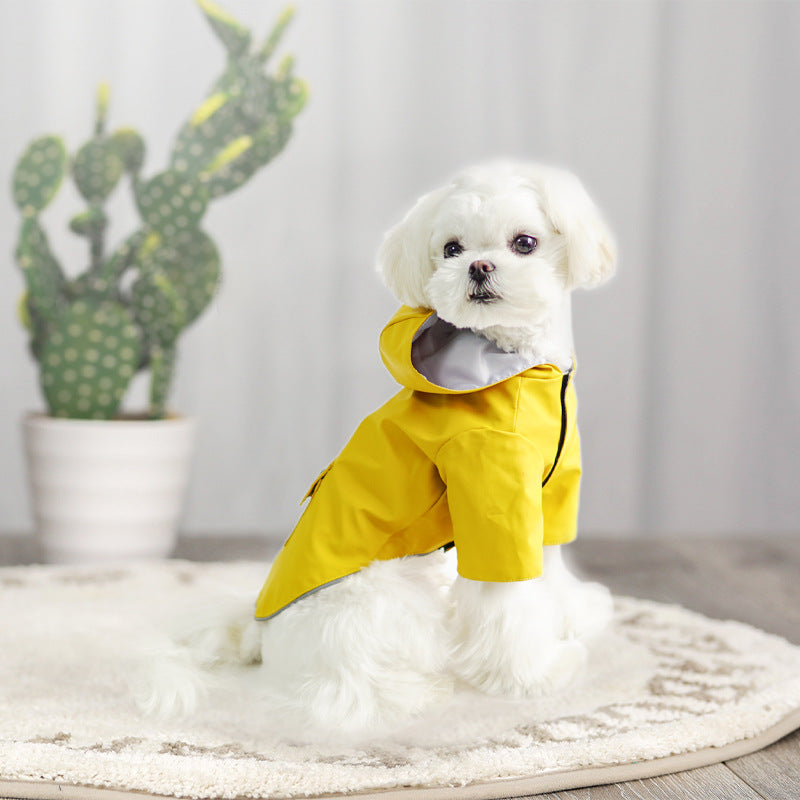 HKM-1477181 Breathable Mesh Pet Windbreaker in Solid Colors - Ideal for All Seasons