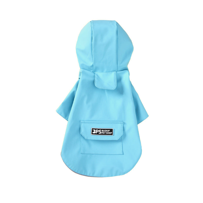 HKM-1477181 Breathable Mesh Pet Windbreaker in Solid Colors - Ideal for All Seasons