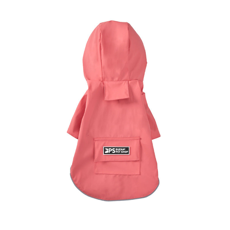 HKM-1477181 Breathable Mesh Pet Windbreaker in Solid Colors - Ideal for All Seasons