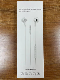 HKM-147731 Wired In-Ear Headset with Microphone for Bass Stereo Audio, 3.5mm Connector