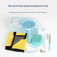 HKM-1477437 Extra-Large Pet Water-Absorbent Towel Grooming Set for Dogs