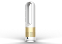 HKM-147859 Bladeless Tower Fan with Remote Control, Low Noise and 8 Speeds for Quiet Cooling