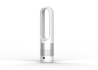 HKM-147859 Bladeless Tower Fan with Remote Control, Low Noise and 8 Speeds for Quiet Cooling