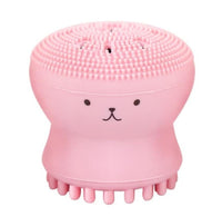 HKM-148051 Octopus-Shaped Silicone Facial Cleansing Brush for Manual Massage and Foaming Cleanse