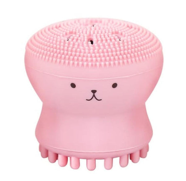 HKM-148051 Octopus-Shaped Silicone Facial Cleansing Brush for Manual Massage and Foaming Cleanse