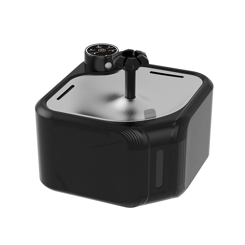 HKM-1481405 Wireless Induction Stainless Steel Automatic Pet Water Dispenser for Dogs and Cats