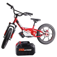 HKM-148243 16 Inch Aluminum Alloy Electric Balance Bike for Kids with Disc Brake and Lithium Battery