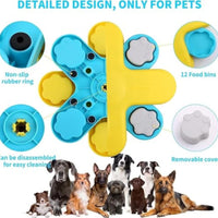 HKM-1482813 Interactive Dog Puzzle Feeder with Adjustable Slow Feeding Mechanism for IQ Training and Enrichment