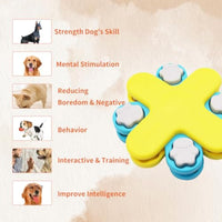 HKM-1482813 Interactive Dog Puzzle Feeder with Adjustable Slow Feeding Mechanism for IQ Training and Enrichment