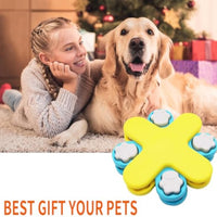 HKM-1482813 Interactive Dog Puzzle Feeder with Adjustable Slow Feeding Mechanism for IQ Training and Enrichment