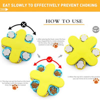 HKM-1482813 Interactive Dog Puzzle Feeder with Adjustable Slow Feeding Mechanism for IQ Training and Enrichment