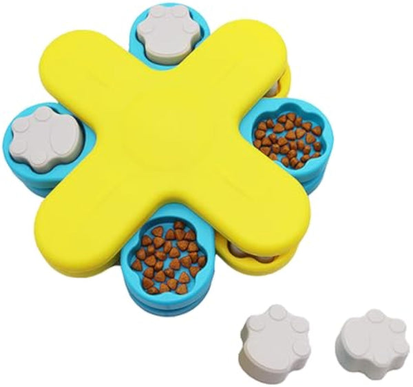 HKM-1482813 Interactive Dog Puzzle Feeder with Adjustable Slow Feeding Mechanism for IQ Training and Enrichment
