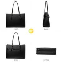 HKM-148371 Customizable PU Leather Laptop Tote Bag for Women - Large Capacity Office Handbag
