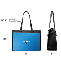 HKM-148371 Customizable PU Leather Laptop Tote Bag for Women - Large Capacity Office Handbag