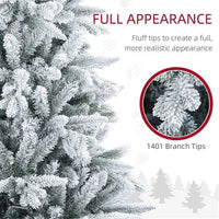 HKM-148435 7ft Artificial Christmas Tree with Festive Holiday Decorations