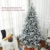 HKM-148435 7ft Artificial Christmas Tree with Festive Holiday Decorations