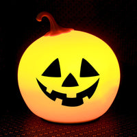 HKM-148435 Colorful Halloween Pumpkin Lantern Night Light - USB Rechargeable Decorative Prop