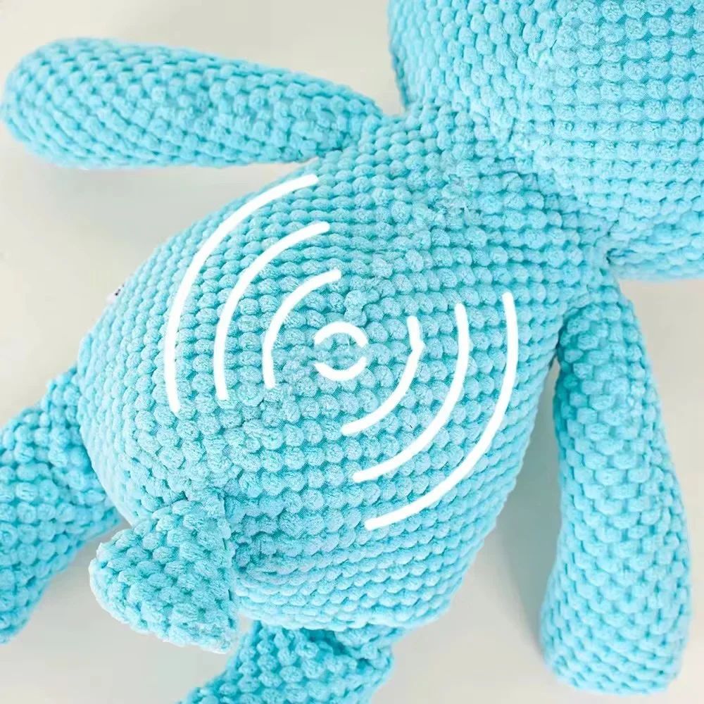 HKM-1484989 Soft Plush Bear Squeaky Toy for Dogs - Chew and Dental Training Aid for Puppies