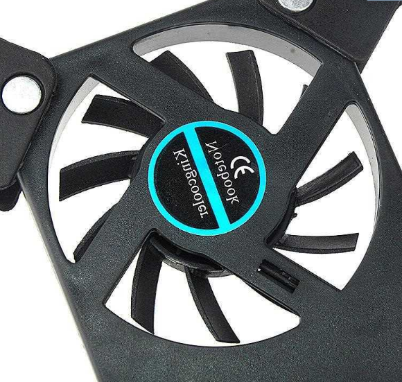 HKM-148499 Rotatable USB Cooling Pad with Dual Fans for 8-14 Inch Laptops and PCs