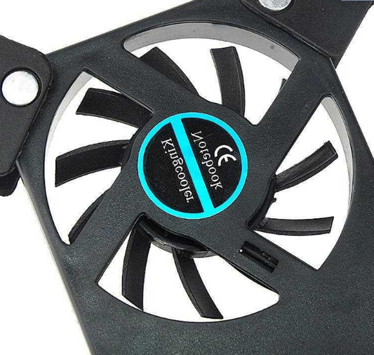 HKM-148499 Rotatable USB Cooling Pad with Dual Fans for 8-14 Inch Laptops and PCs