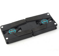 HKM-148499 Rotatable USB Cooling Pad with Dual Fans for 8-14 Inch Laptops and PCs