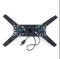 HKM-148499 Rotatable USB Cooling Pad with Dual Fans for 8-14 Inch Laptops and PCs