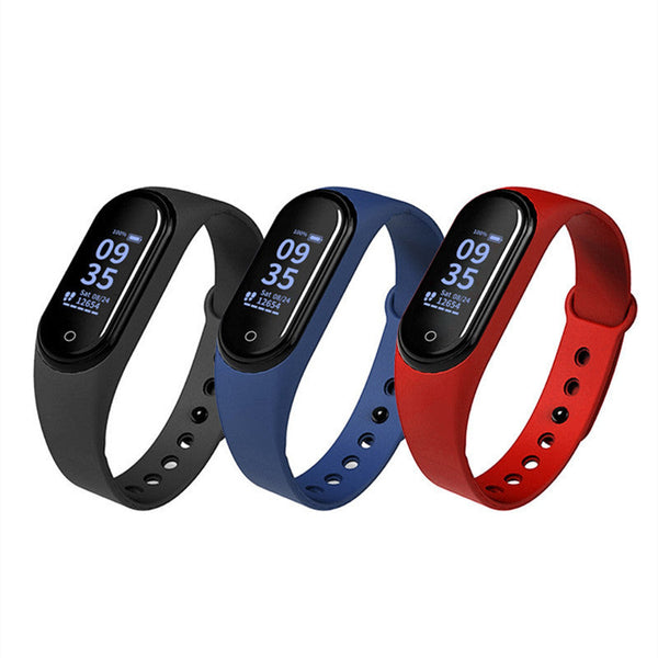 HKM-148499 Smart Watch with Temperature Measurement and Sleep Monitoring - Available in Blue, Black, and Red