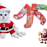 HKM-1486141 Warm Winter Cat Toy Gift Set for Holidays and Special Occasions - Ideal for Friends and Family