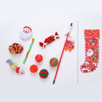 HKM-1486141 Warm Winter Cat Toy Gift Set for Holidays and Special Occasions - Ideal for Friends and Family