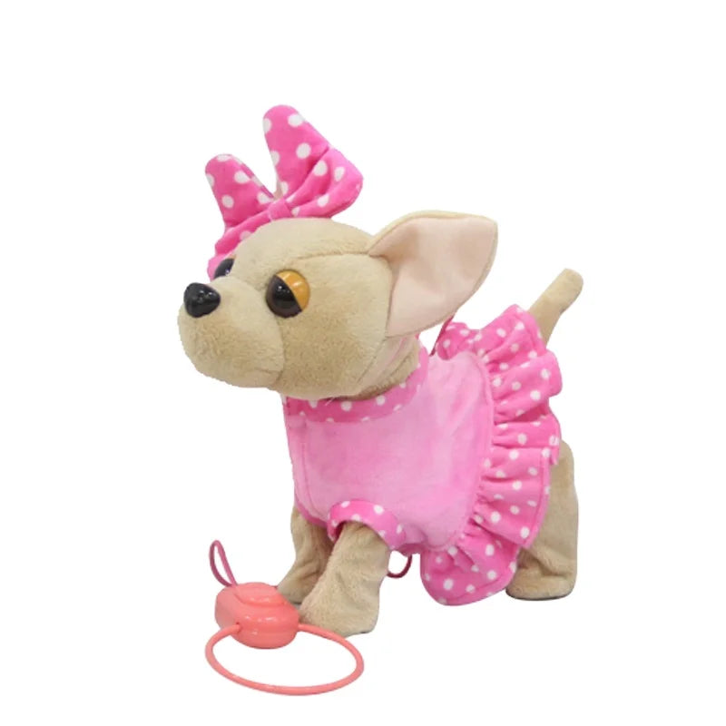 HKM-148627 Musical Walking Dog Plush Toy for Kids - Age 2 to 7 Years, 11CM-30CM