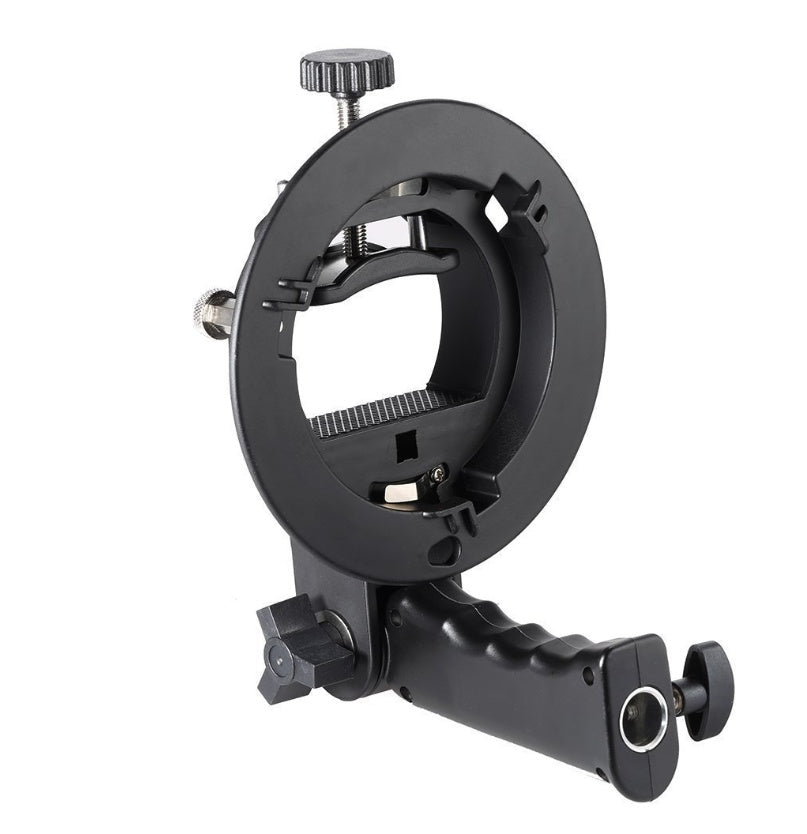 HKM-148691 S Type H Bracket for Camera Accessories – Adjustable ABS Plastic Mount with Universal Compatibility and Umbrella Hole
