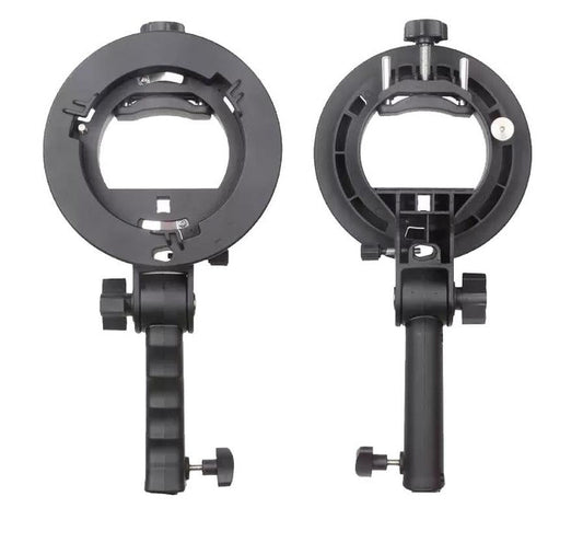 HKM-148691 S Type H Bracket for Camera Accessories – Adjustable ABS Plastic Mount with Universal Compatibility and Umbrella Hole