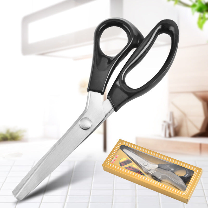 HKM-148819 Stainless Steel Thread Cutter with V-Type Handle and Zigzag Blade, 235mm Length