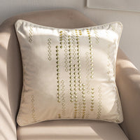 HKM-148883 Handmade Retro Double-Faced Plush Cushion Cover with Floral Design, 45x45 cm