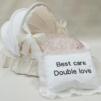 HKM-1489725 Cozy High-Density Sponge Pet Bed with Washable Cotton Cover - Sizes M, L, XL Available