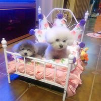 HKM-1489725 Cozy High-Density Sponge Pet Bed with Washable Cotton Cover - Sizes M, L, XL Available