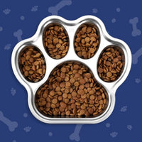 HKM-1491261 Stainless Steel Slow Feeder Dog Bowl for Small to Medium Breeds with Non-Slip Design