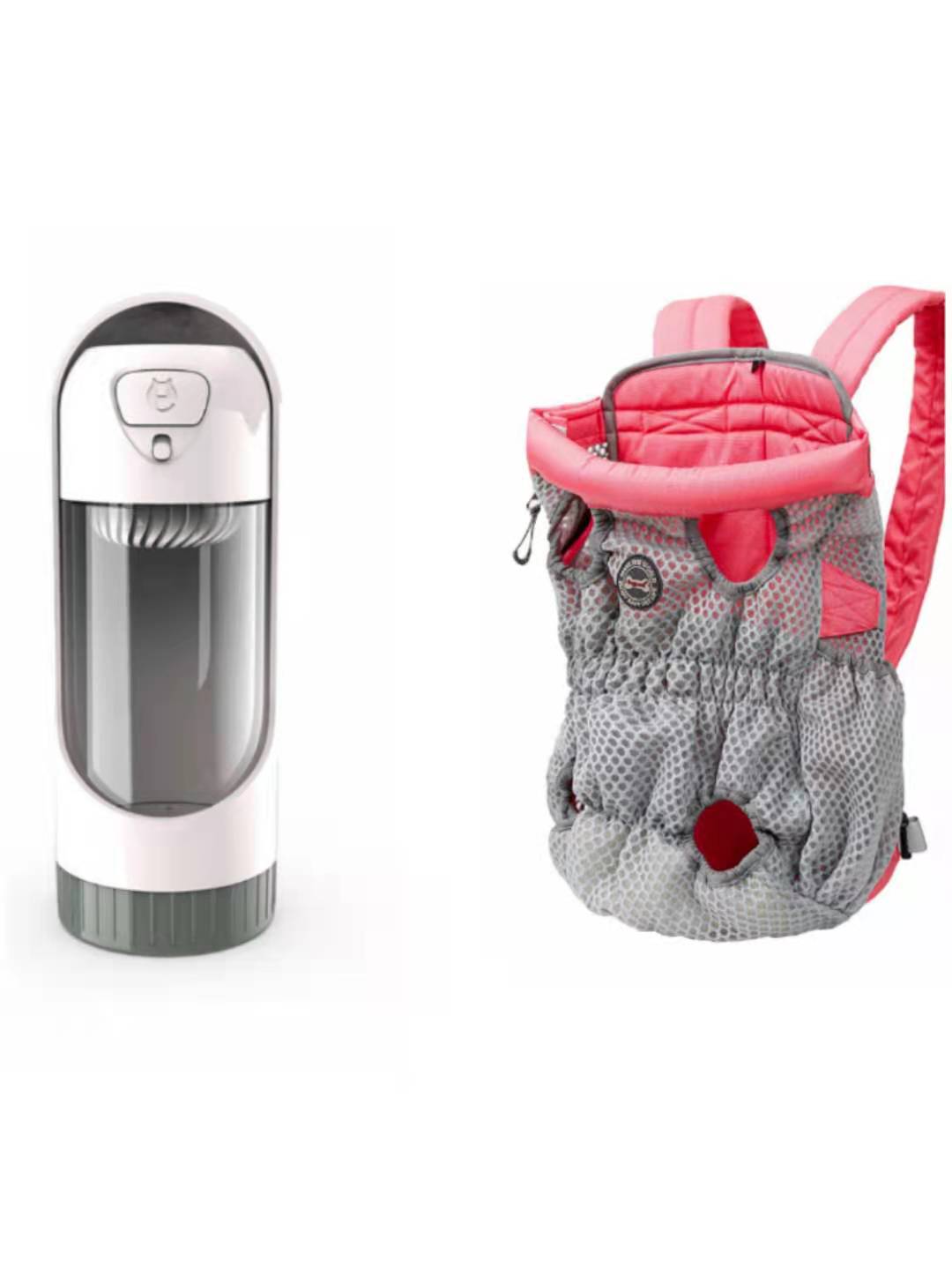 HKM-1493309 Breathable Pet Carrier Backpack for Small Dogs and Cats, Adjustable Mesh Travel Bag