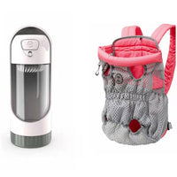 HKM-1493309 Breathable Pet Carrier Backpack for Small Dogs and Cats, Adjustable Mesh Travel Bag