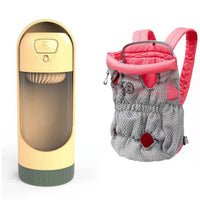 HKM-1493309 Breathable Pet Carrier Backpack for Small Dogs and Cats, Adjustable Mesh Travel Bag
