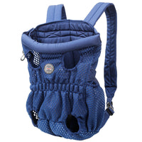HKM-1493309 Breathable Pet Carrier Backpack for Small Dogs and Cats, Adjustable Mesh Travel Bag