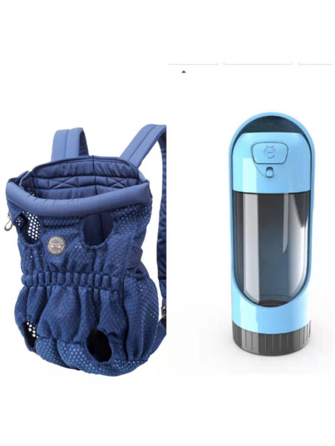 HKM-1493309 Breathable Pet Carrier Backpack for Small Dogs and Cats, Adjustable Mesh Travel Bag