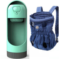 HKM-1493309 Breathable Pet Carrier Backpack for Small Dogs and Cats, Adjustable Mesh Travel Bag