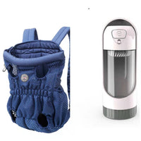 HKM-1493309 Breathable Pet Carrier Backpack for Small Dogs and Cats, Adjustable Mesh Travel Bag