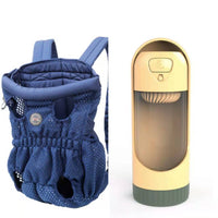 HKM-1493309 Breathable Pet Carrier Backpack for Small Dogs and Cats, Adjustable Mesh Travel Bag